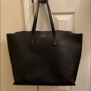 Furla Sally Saffiano Leather Tote Bag